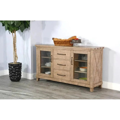 Vivian Server Light Brown - LOOMLAN - Sunny D - Sideboards