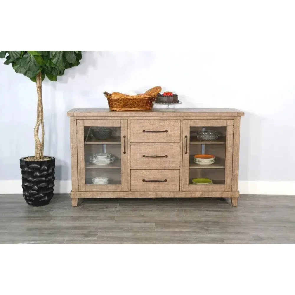 Vivian Server Light Brown - LOOMLAN - Sunny D - Sideboards