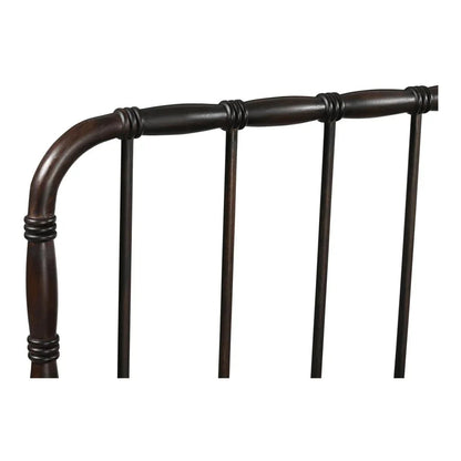 Vivian Solid Acacia Brown Wood Finish Bed - LOOMLAN - Moe's Home - Beds