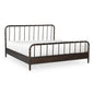 Vivian Solid Acacia Brown Wood Finish Bed - LOOMLAN - Moe's Home - Beds