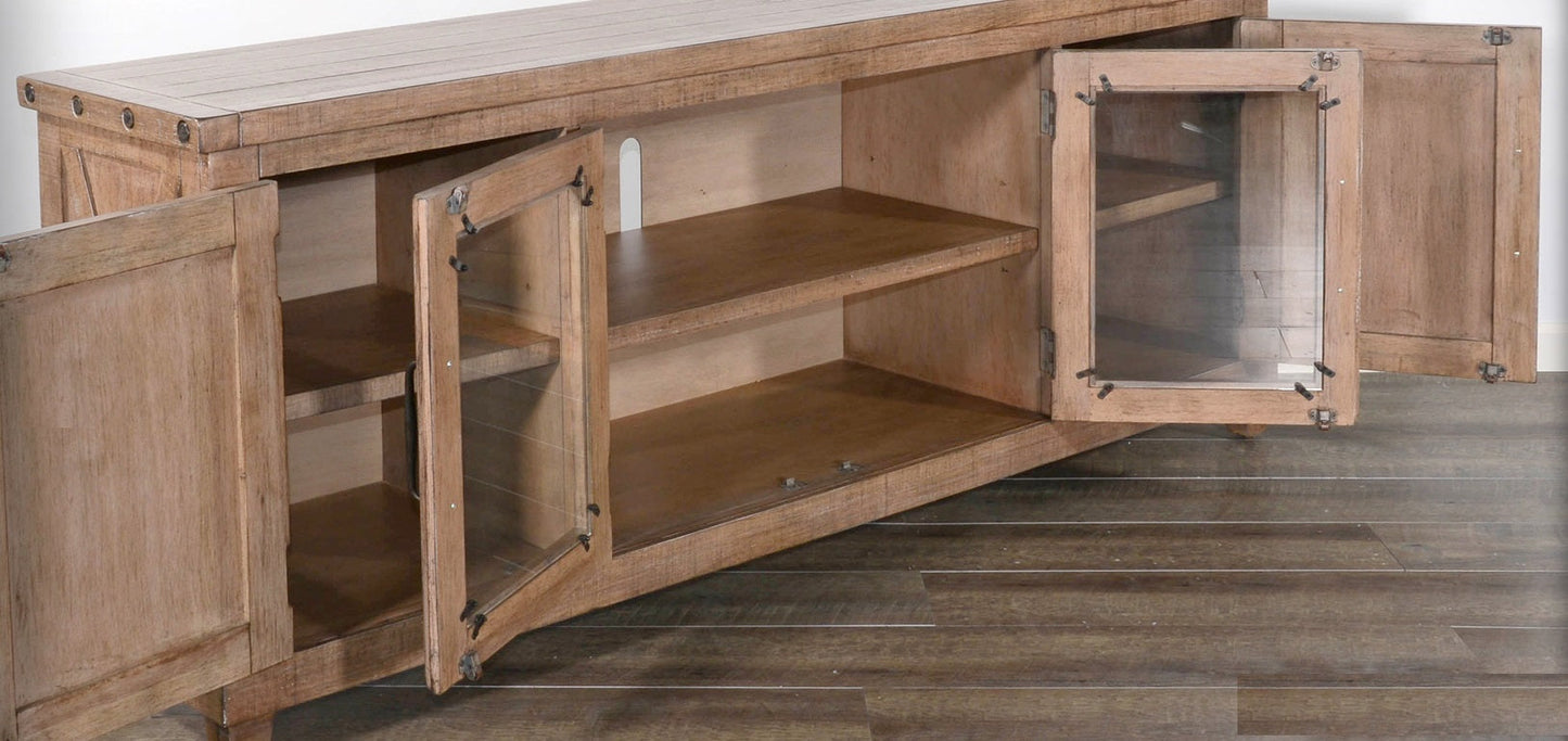 Vivian Wooden Modern Media Console