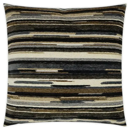 Vivid Grey stone Brown Grey Large Throw Pillow Insert - LOOMLAN - D.V. Kap - Throw Pillows