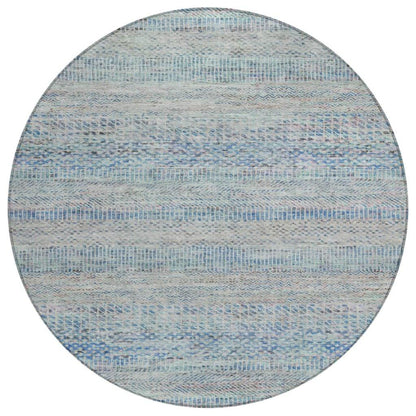 Viviennea Blue Washable Indoor - Outdoor Rug - LOOMLAN - LOOMLAN Rugs - Outdoor Rugs