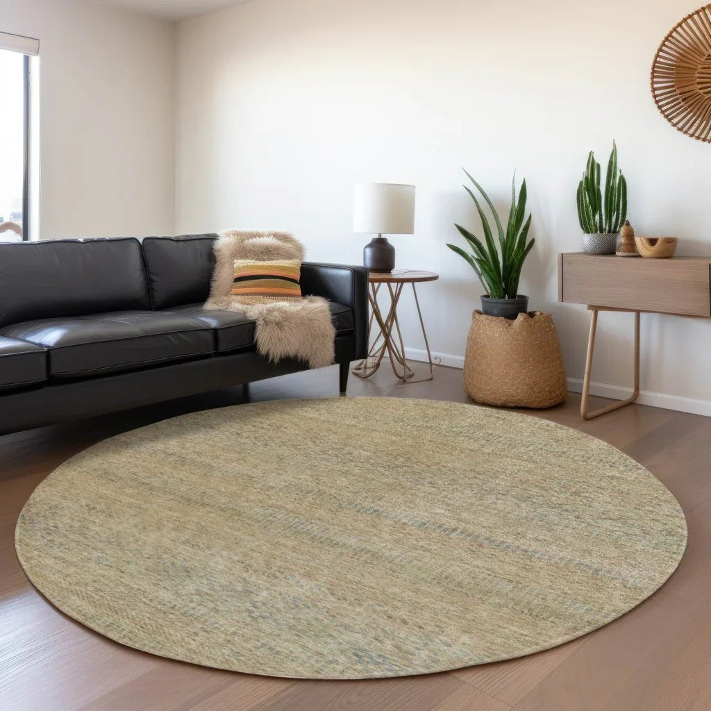 Viviennea Brown Washable Indoor - Outdoor Rug - LOOMLAN - LOOMLAN Rugs - Outdoor Rugs