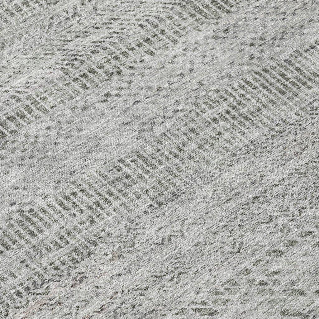 Viviennea Gray Washable Indoor - Outdoor Rug - LOOMLAN - LOOMLAN Rugs - Outdoor Rugs