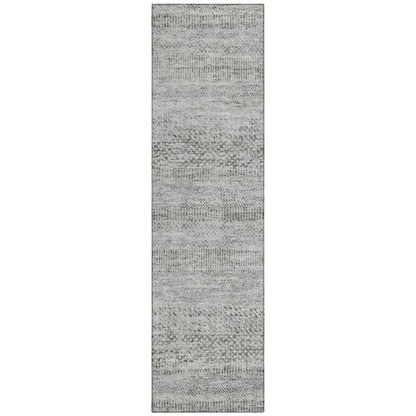 Viviennea Gray Washable Indoor - Outdoor Rug - LOOMLAN - LOOMLAN Rugs - Outdoor Rugs
