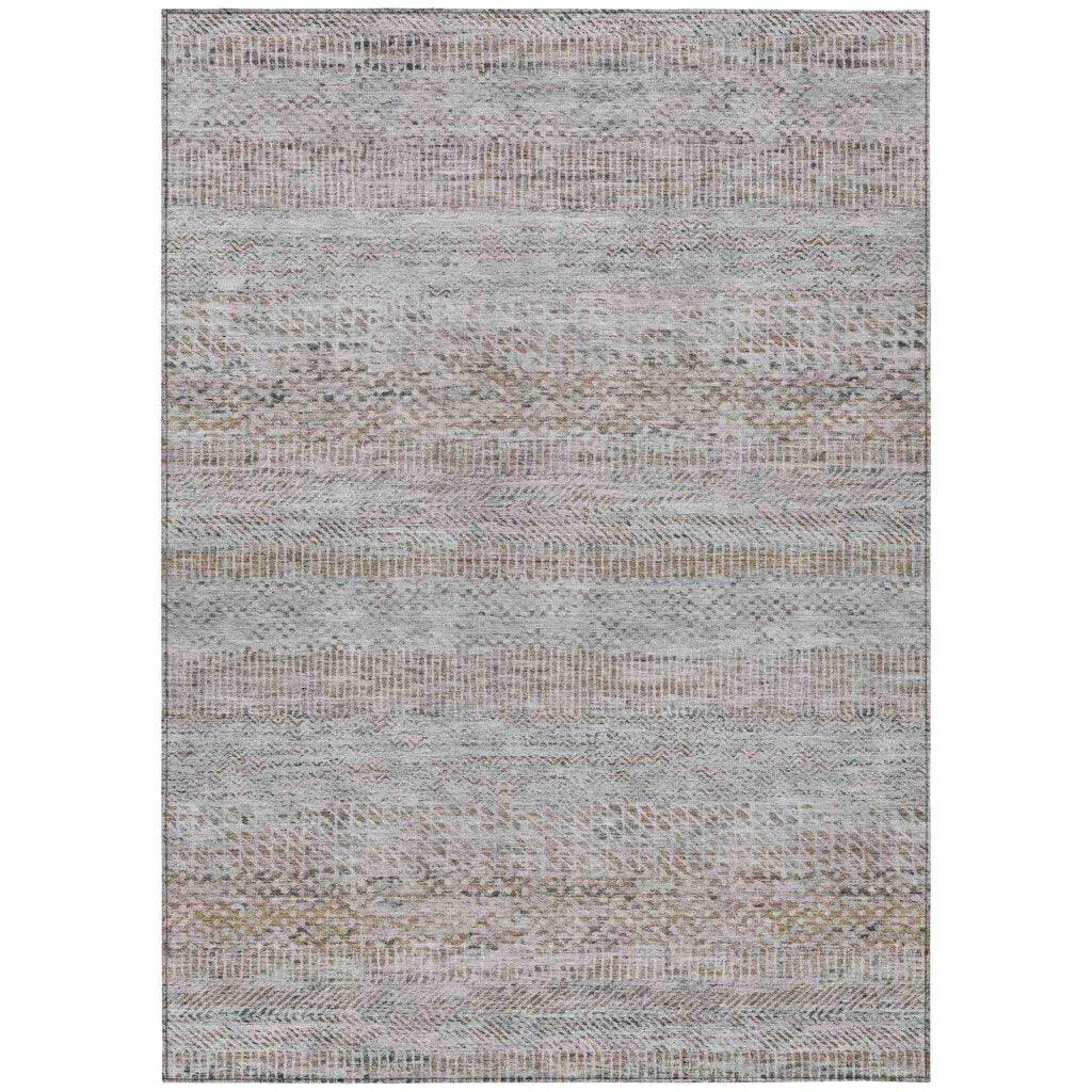 Viviennea Ivory Washable Indoor - Outdoor Rug - LOOMLAN - LOOMLAN Rugs - Outdoor Rugs