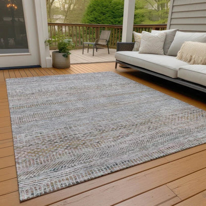 Viviennea Ivory Washable Indoor - Outdoor Rug - LOOMLAN - LOOMLAN Rugs - Outdoor Rugs