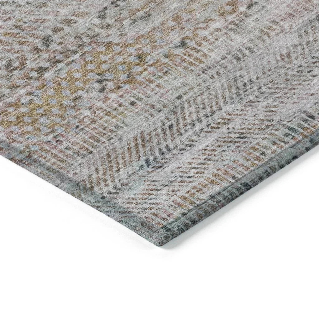 Viviennea Ivory Washable Indoor - Outdoor Rug - LOOMLAN - LOOMLAN Rugs - Outdoor Rugs