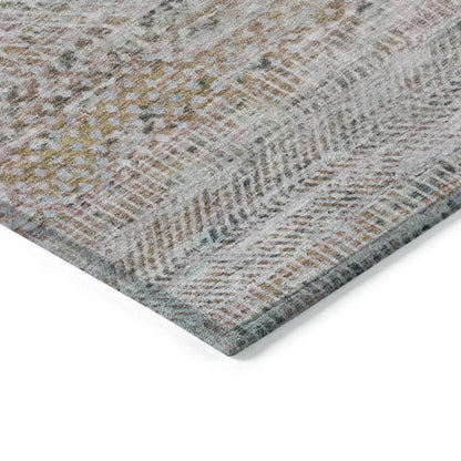 Viviennea Ivory Washable Indoor - Outdoor Rug - LOOMLAN - LOOMLAN Rugs - Outdoor Rugs