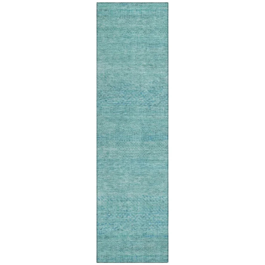 Viviennea Teal Washable Indoor - Outdoor Rug - LOOMLAN - LOOMLAN Rugs - Outdoor Rugs
