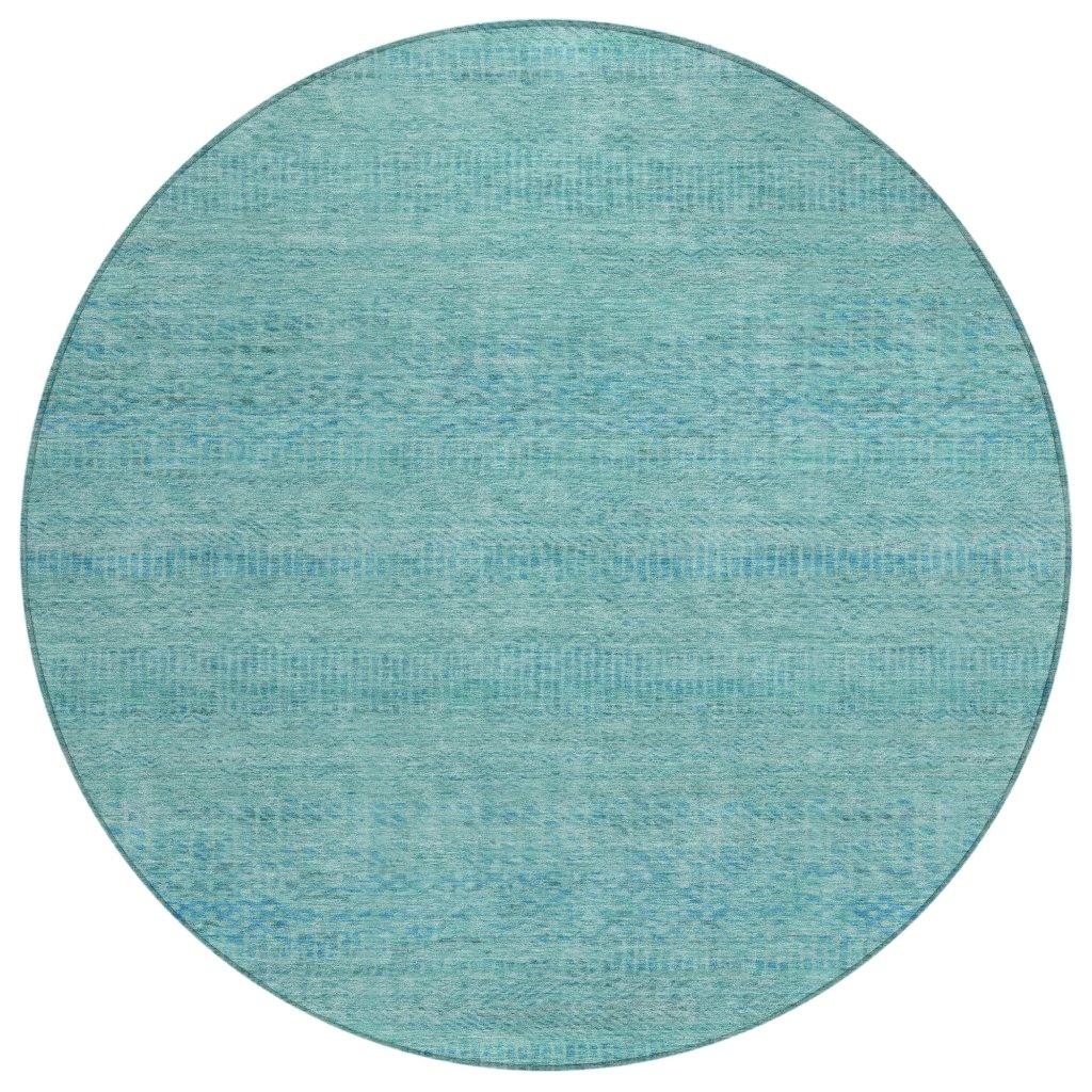 Viviennea Teal Washable Indoor - Outdoor Rug - LOOMLAN - LOOMLAN Rugs - Outdoor Rugs