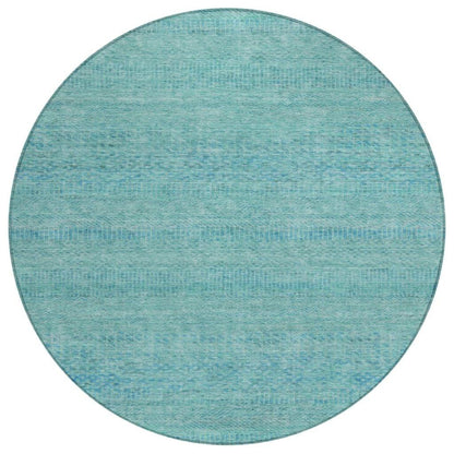 Viviennea Teal Washable Indoor - Outdoor Rug - LOOMLAN - LOOMLAN Rugs - Outdoor Rugs