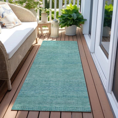 Viviennea Teal Washable Indoor - Outdoor Rug - LOOMLAN - LOOMLAN Rugs - Outdoor Rugs