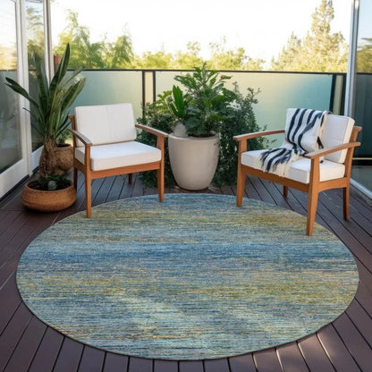 Viya Blue Washable Indoor - Outdoor Rug - LOOMLAN - LOOMLAN Rugs - Outdoor Rugs