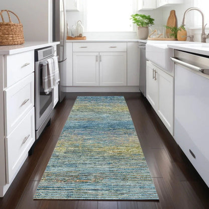 Viya Blue Washable Indoor - Outdoor Rug - LOOMLAN - LOOMLAN Rugs - Outdoor Rugs
