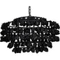 Vulcan Chandelier, Black Steel Black Glass - LOOMLAN - Noir - Chandeliers