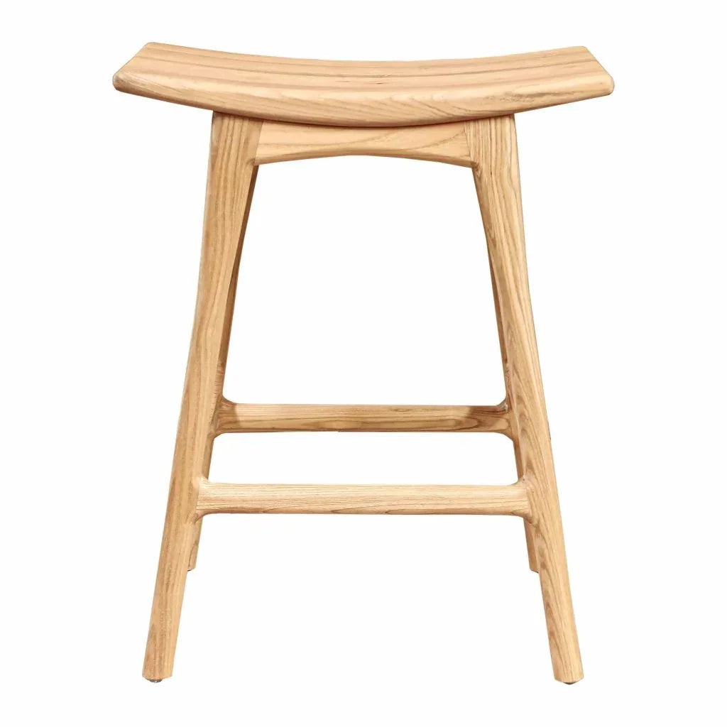 Wabi Sungkai Wooden Modern Counter Stool - LOOMLAN - Artesia - Counter Stools