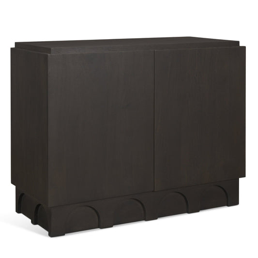 Wagner Wooden Arched Accent Cabinet