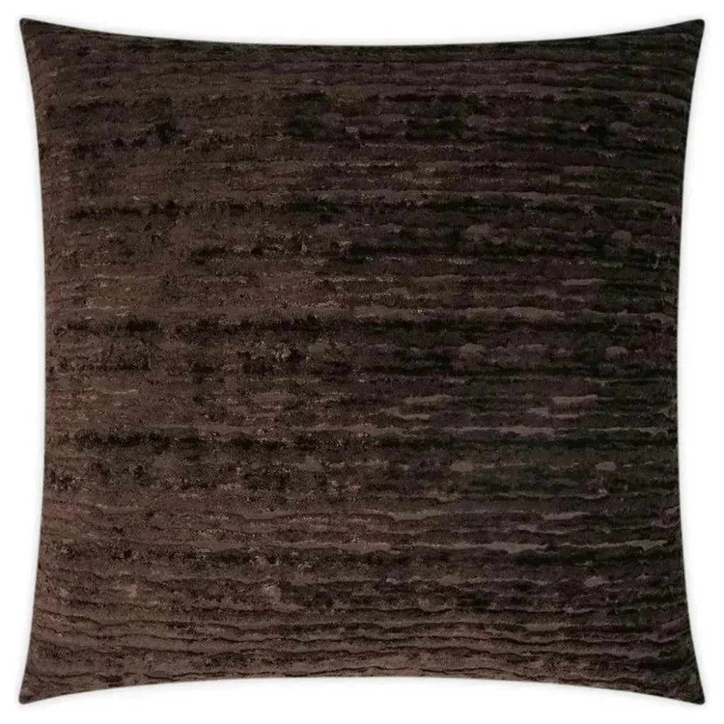 Wake Umber Coffee Brown Throw Pillow Insert - LOOMLAN - D.V. Kap - Throw Pillows