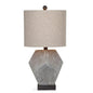 Wallace Resin Grey Table Lamp - LOOMLAN - Bassett Mirror - Table Lamps
