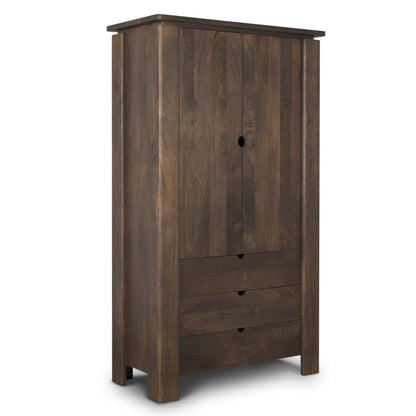 Wallen Wooden Dark Brown Bookcase