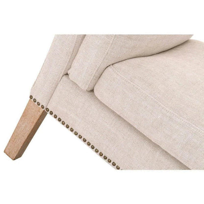 Warner Bench Bisque French Linen Natural - LOOMLAN - Essentials For Living - Bedroom Benches