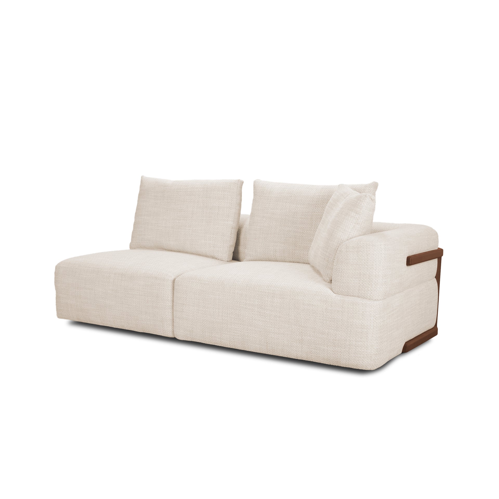 Warner Four Seater Sectional Sofa with Corner-Modular Sofas-Mercana-LOOMLAN