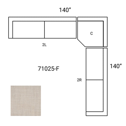 Warner Four Seater Sectional Sofa with Corner-Modular Sofas-Mercana-LOOMLAN
