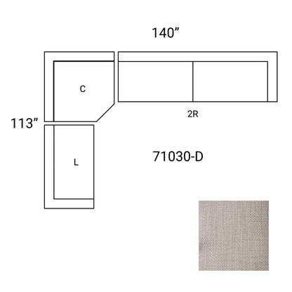 Warner Performance Fabric Sectional Sofa-Modular Sofas-Mercana-LOOMLAN