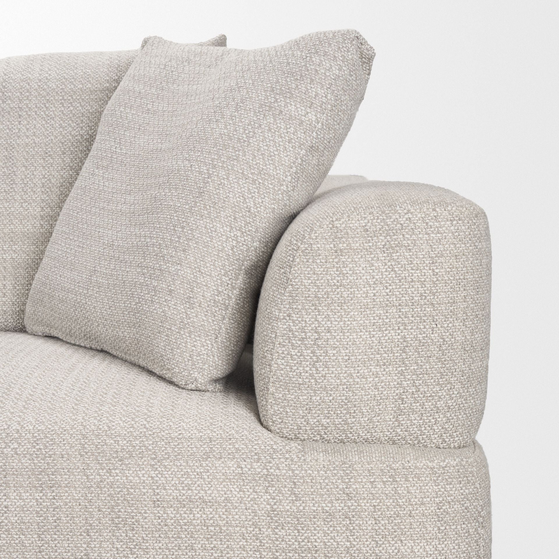 Warner Two Seater Sectional with Corner-Modular Sofas-Mercana-LOOMLAN