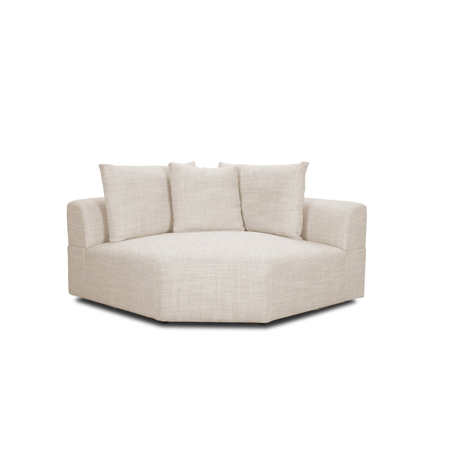 Warner Two Seater Sectional with Corner-Modular Sofas-Mercana-LOOMLAN