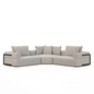 Warner Two Seater Sectional with Corner-Modular Sofas-Mercana-Grey-LOOMLAN