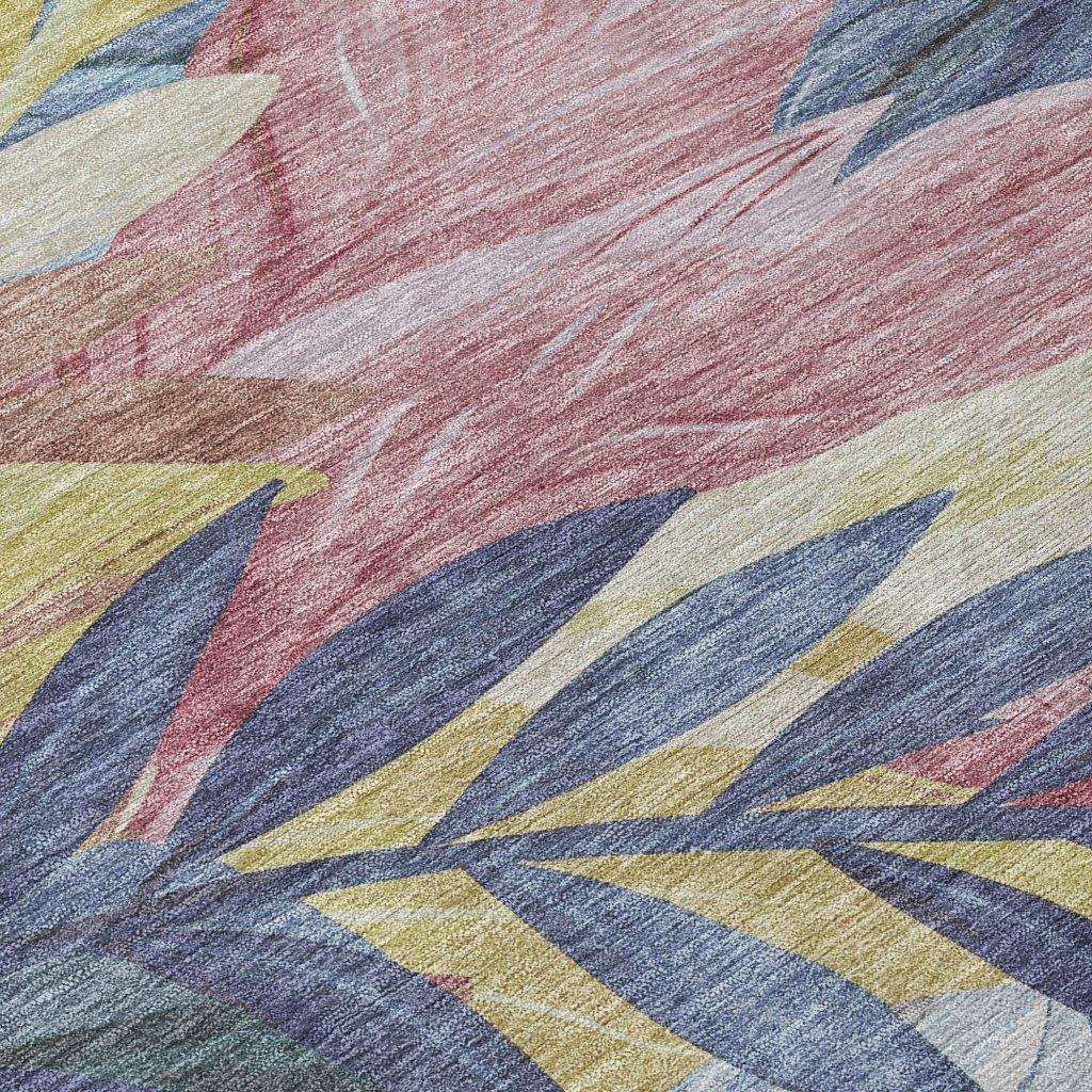 Warpella Blue Washable Indoor - Outdoor Rug - LOOMLAN - LOOMLAN Rugs - Outdoor Rugs