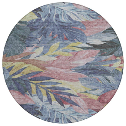 Warpella Blue Washable Indoor - Outdoor Rug - LOOMLAN - LOOMLAN Rugs - Outdoor Rugs
