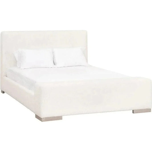 Warren White Boucle Bed With Storage - LOOMLAN - Essentials For Living - Beds