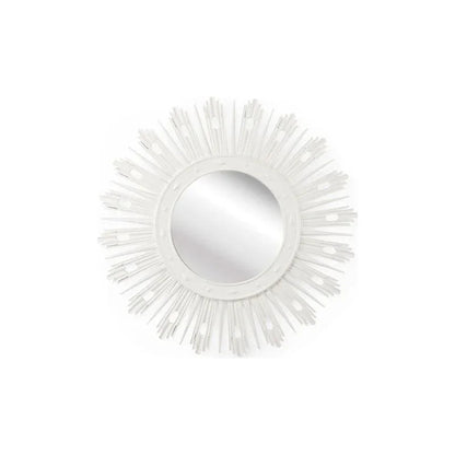 Wasden White Lacquer Wall Mirror - LOOMLAN - Chelsea House - Wall Mirrors