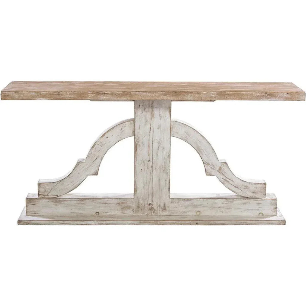 Washed Bracket Console - LOOMLAN - Furniture Classics - Console Tables