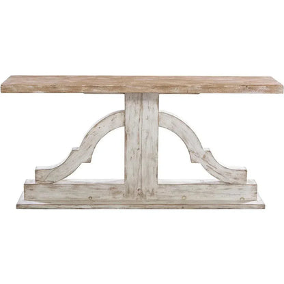 Washed Bracket Console - LOOMLAN - Furniture Classics - Console Tables