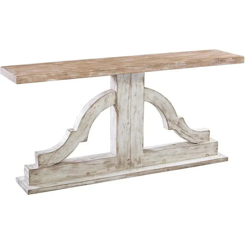 Washed Bracket Console - LOOMLAN - Furniture Classics - Console Tables