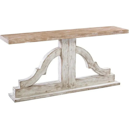 Washed Bracket Console - LOOMLAN - Furniture Classics - Console Tables