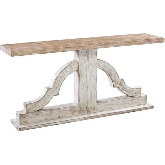 Washed Bracket Console - LOOMLAN - Furniture Classics - Console Tables