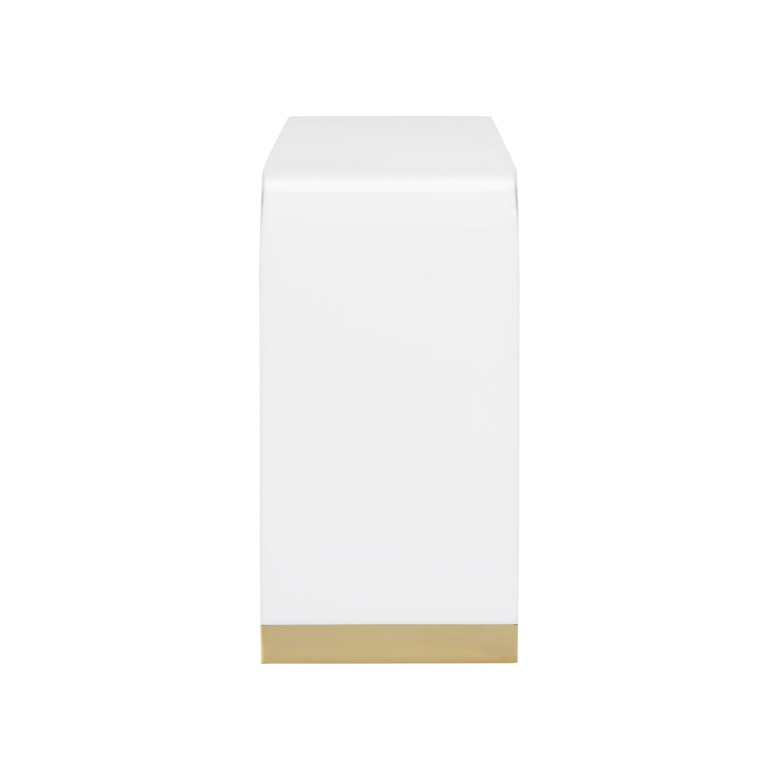 Waterfall Acrylic White Console Table