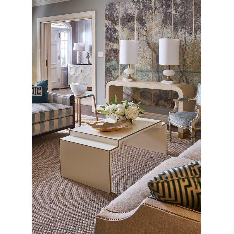 Waterfall Raffia Covered Console Table - LOOMLAN - Chelsea House - Console Tables