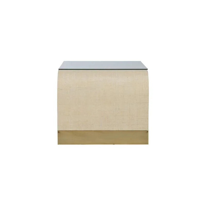 Waterfall Raffia Warpped Coffee Table - LOOMLAN - Chelsea House - Coffee Tables