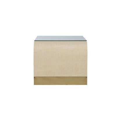 Waterfall Raffia Warpped Coffee Table - LOOMLAN - Chelsea House - Coffee Tables