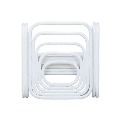 Waterfall Rattan Frame White Tub Chair - LOOMLAN - Wildwood - Club Chairs