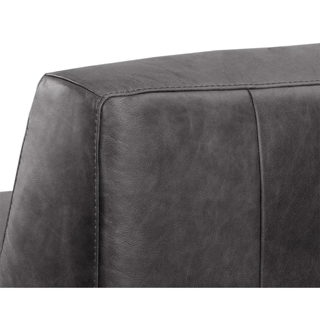 Watson Leather Modular Armless Chair-Modular Sofas-SUNPAN-LOOMLAN