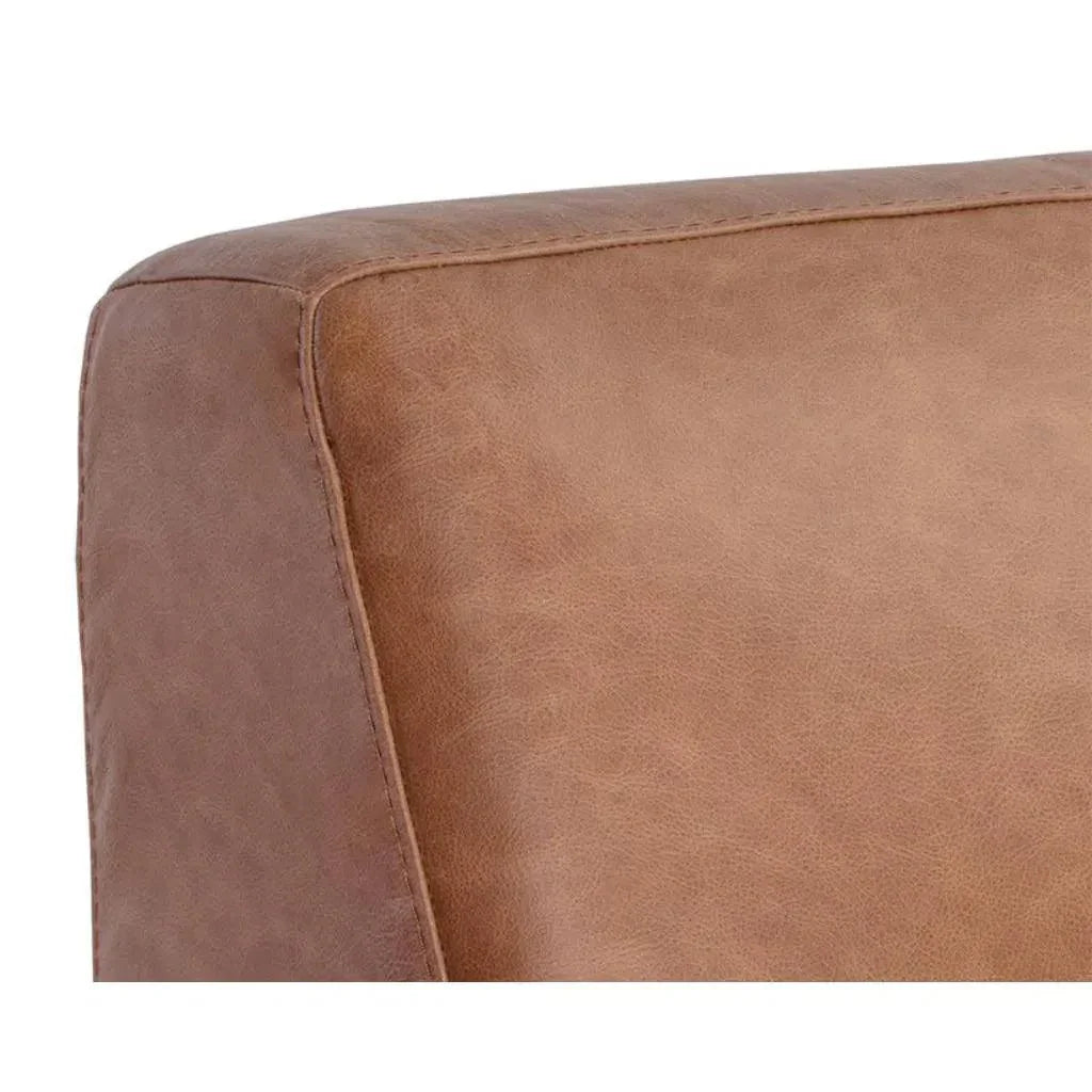 Watson Leather Modular Armless Chair-Modular Sofas-SUNPAN-LOOMLAN