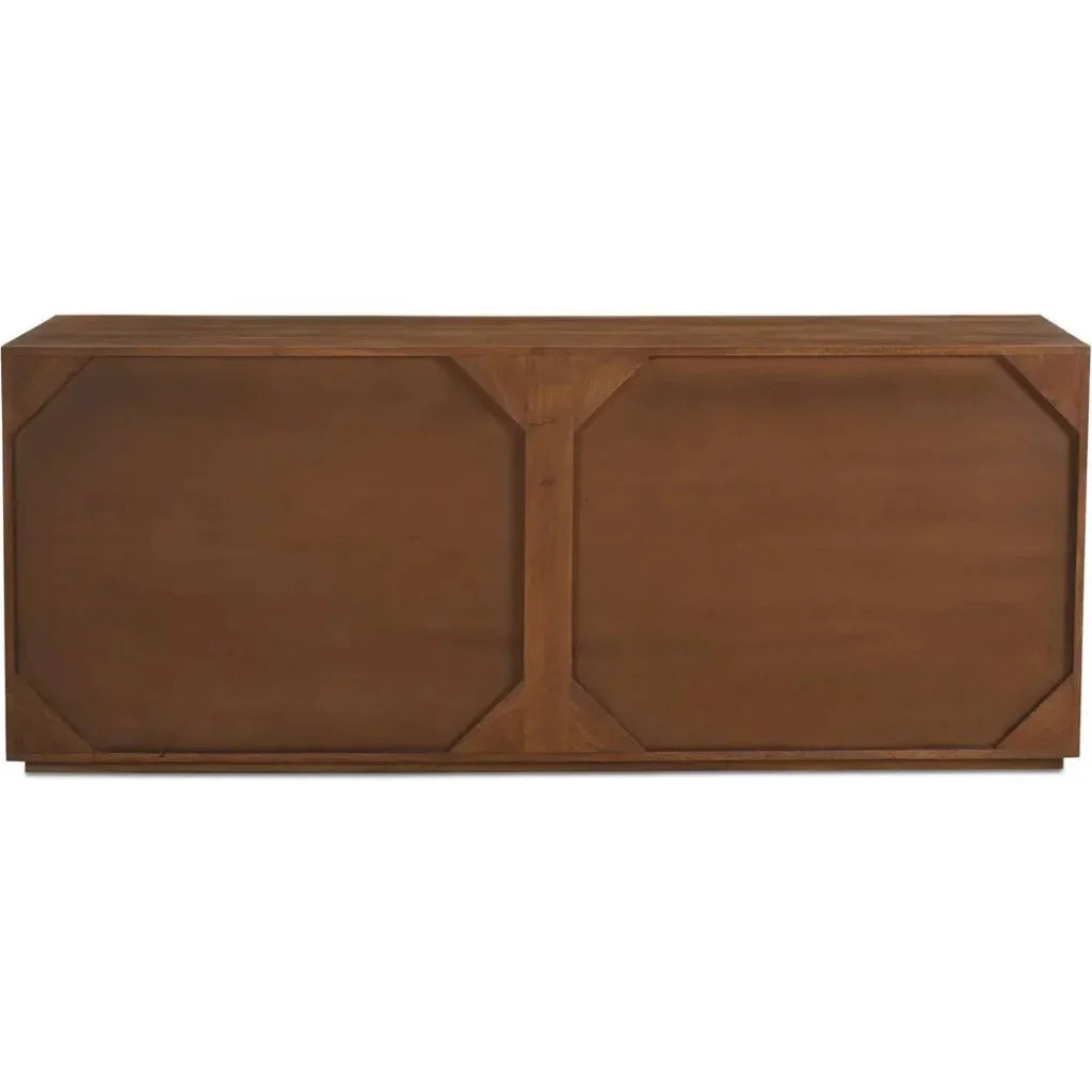 Watson Wood Brown 4 Drawer Dresser - LOOMLAN - Moe's Home - Dressers